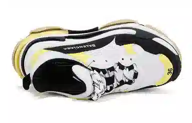 Balenciaga Triple S White Black