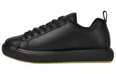 Bottega Veneta Low Top Leather Sneakers Black