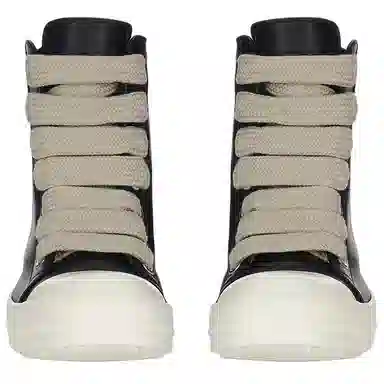 Rick Owens High Top Sneakers Black