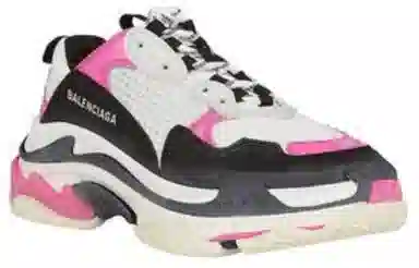 Balenciaga Triple S Black White Pink