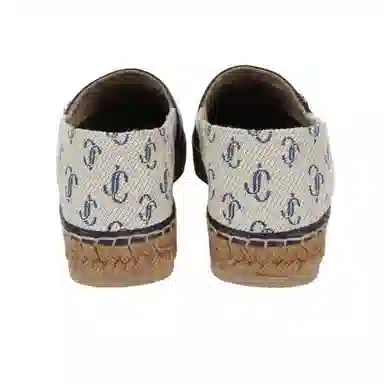 Jimmy Choo Dru Flat JC logo