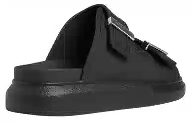 Alexander McQueen Hybrid Slides Black