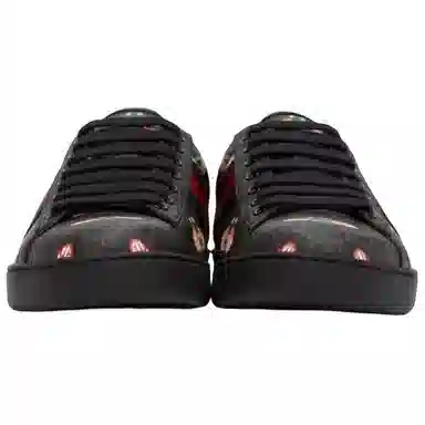 Gucci Ace Bee Print Black