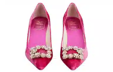 Roger Vivier Flower Strass 6.5cm