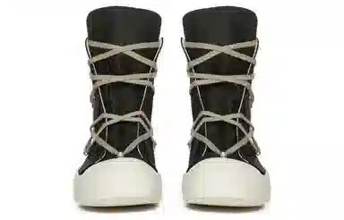 Rick Owens High-Top Sneakers Black