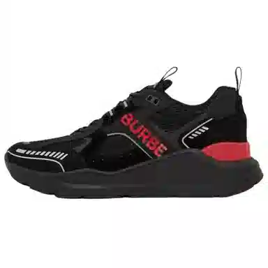 Burberry Running Shoes Black Red