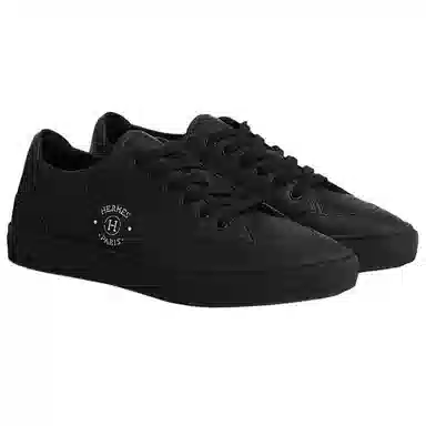 Hermes Epsom Low Top Sneakers Black