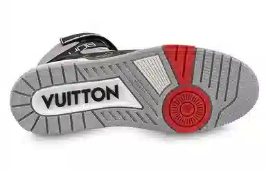 Louis Vuitton Trainer High Top Grey Black