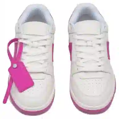 OFF-WHITE Out Of Office White Pink
