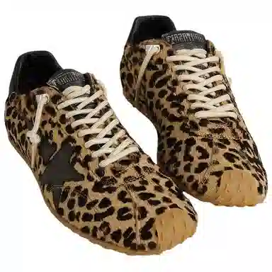 Golden Goose Marathon Speed Leopard