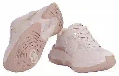 Gucci Pink Low-Top Sneakers