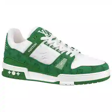 Louis Vuitton Trainer Low Green White