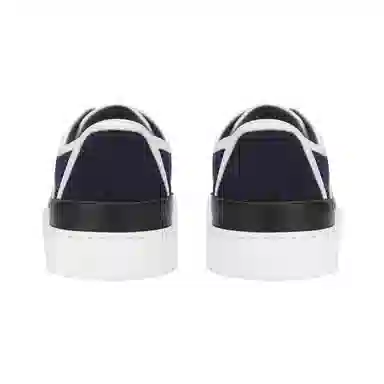 Hermes Get Suede Low Sneakers Blue White