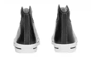 Burberry High-Top Leather Sneakers Black