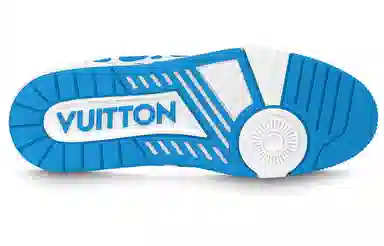 Louis Vuitton Trainer Low Lace-Up White Blue