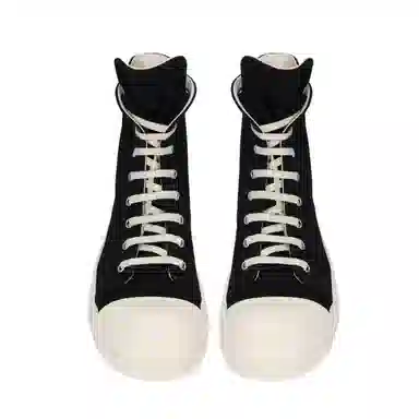 Rick Owens High-Top Sneakers Black