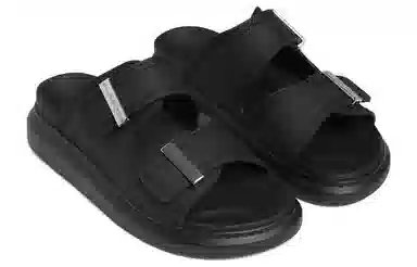 Alexander McQueen Hybrid Slides Black