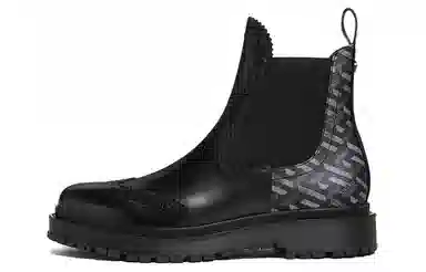 Versace La Greca Chelsea Boots Black
