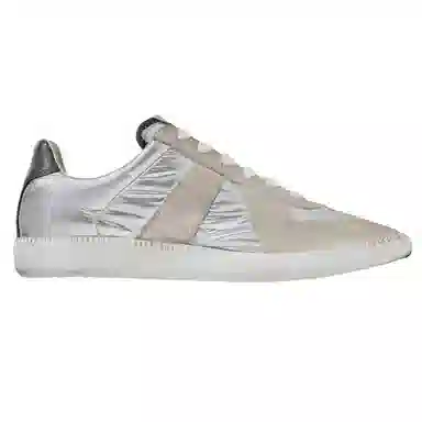 Maison Margiela Replica Low Top Sneakers Silver
