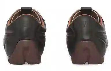 Burberry Leather Sneakers Black Grey