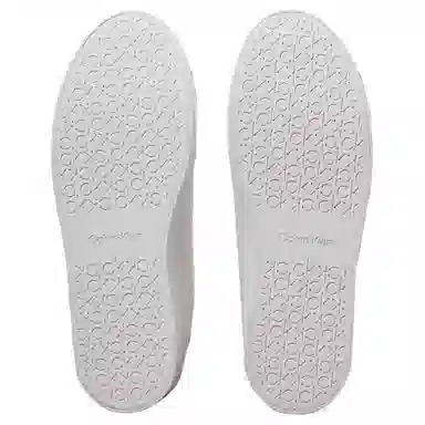 Calvin Klein Leather Low Top Sneakers White