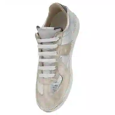 Maison Margiela Replica Low Top Sneakers Silver