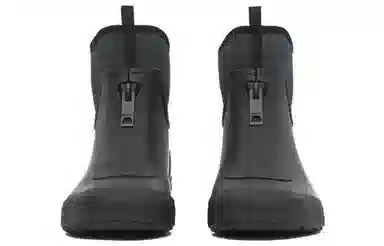 Burberry Chelsea Boots Rubber Sleeve Black