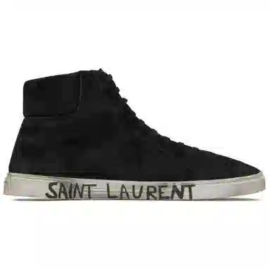 Saint Laurent High Top Sneakers Black