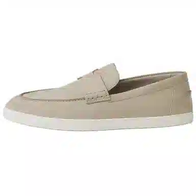 Hermes Job Loafers Beige