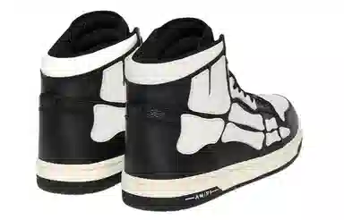AMIRI Skel-Top Hi Black White