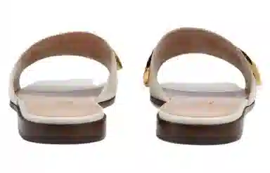 Gucci Beige Slingback Slide Sandals