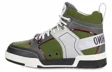 Moschino Streetball High-Top Green