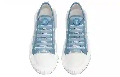 Louis Vuitton Squad Denim Low Blue
