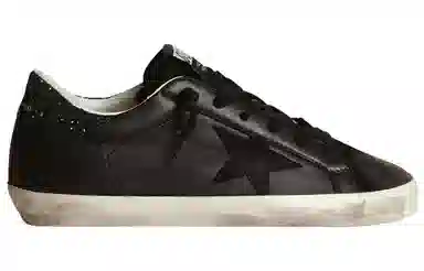 Golden Goose Low Top Sneakers Black Vintage