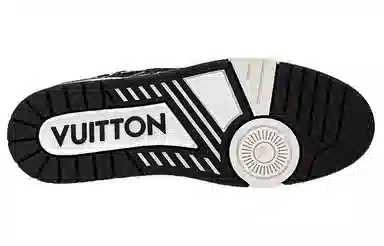 Louis Vuitton Trainer Low Black White