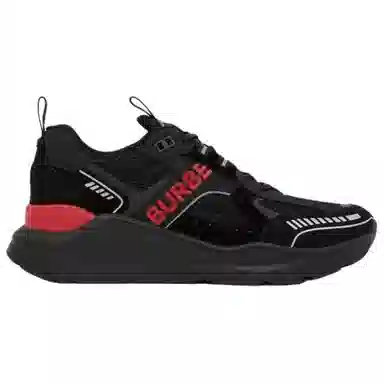 Burberry Running Shoes Black Red