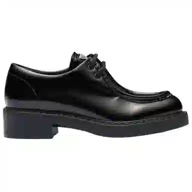 Prada Leather Casual Sneakers Black