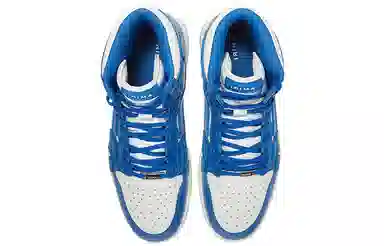 AMIRI Skel-Top Hi Blue White