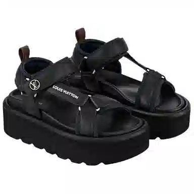 Louis Vuitton Sandals Black