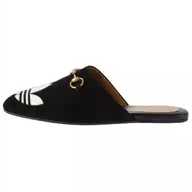 adidas x Gucci Trefoil Slipper Black