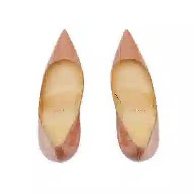 CL Kate Nude Patent Pumps