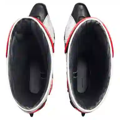 Balenciaga High Boots Red