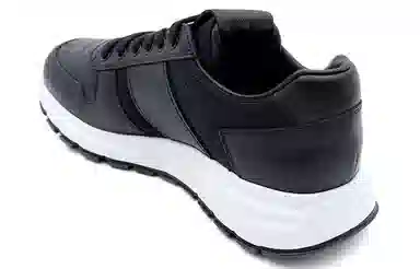 Prada Logo Print Sneakers Black