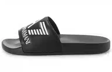 Emporio Armani EA7 Black Slides