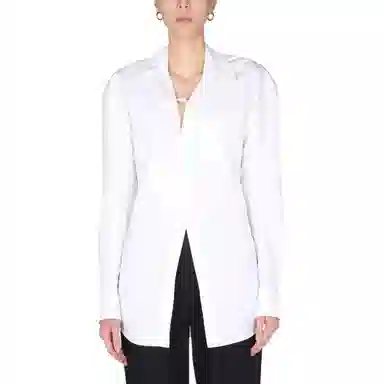 Alexander Wang SS22 White Long Sleeve Shirt