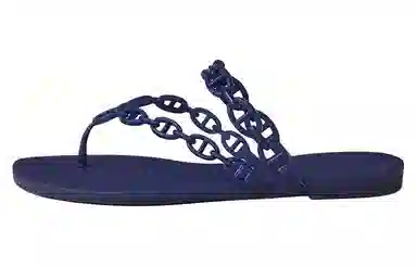 Hermes Flip Flops Blue