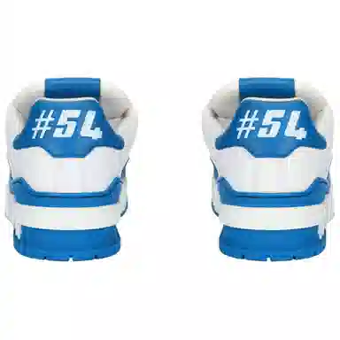 Louis Vuitton Trainer Lace-Up White Blue