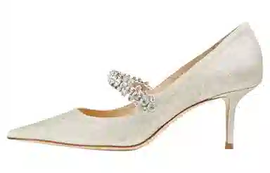 Jimmy Choo Bing White Gold