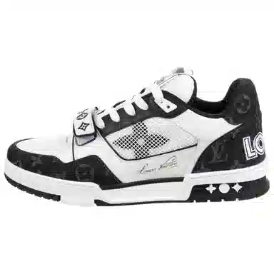 Louis Vuitton Trainer Mid Black White