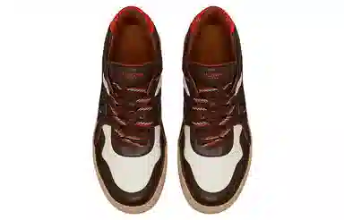 Valentino One Stud Brown White